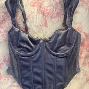 Garage Purple  Lace Bra Top